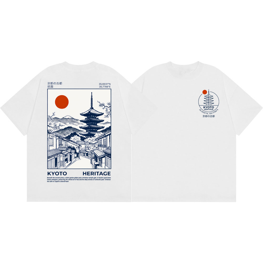 Vintage Fashion Kyoto - Japan Kyoto Heritage Pagoda Grafische T-shirts