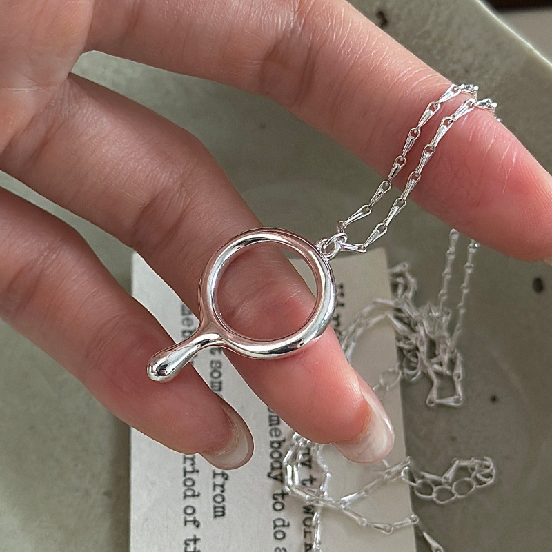 Vintage Fashion Bloggers - S925 Sterling zilveren trui ketting Retro