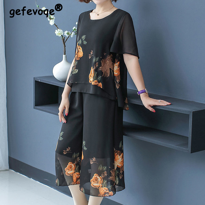 Vintage Fashion In 2025 - Elegante Mode Bloemenprint Kant Korte Sets