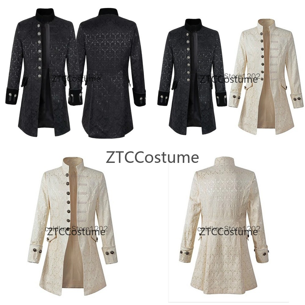 Vintage Victorian Fashion - Steampunk Victoriaanse Prins Overjas Middeleeuwse Renaissance