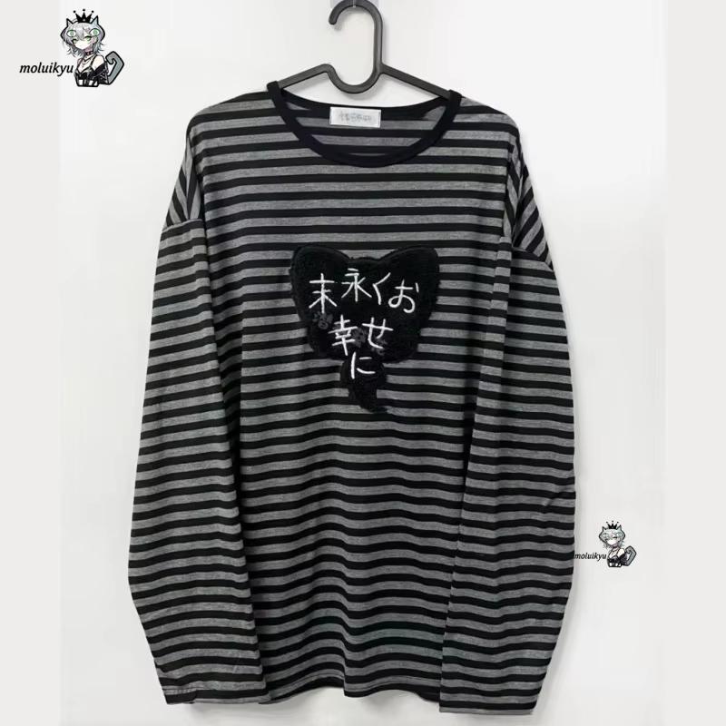Vintage Victorian Fashion - Y2K Amerikaanse punk vintage O-hals shirts