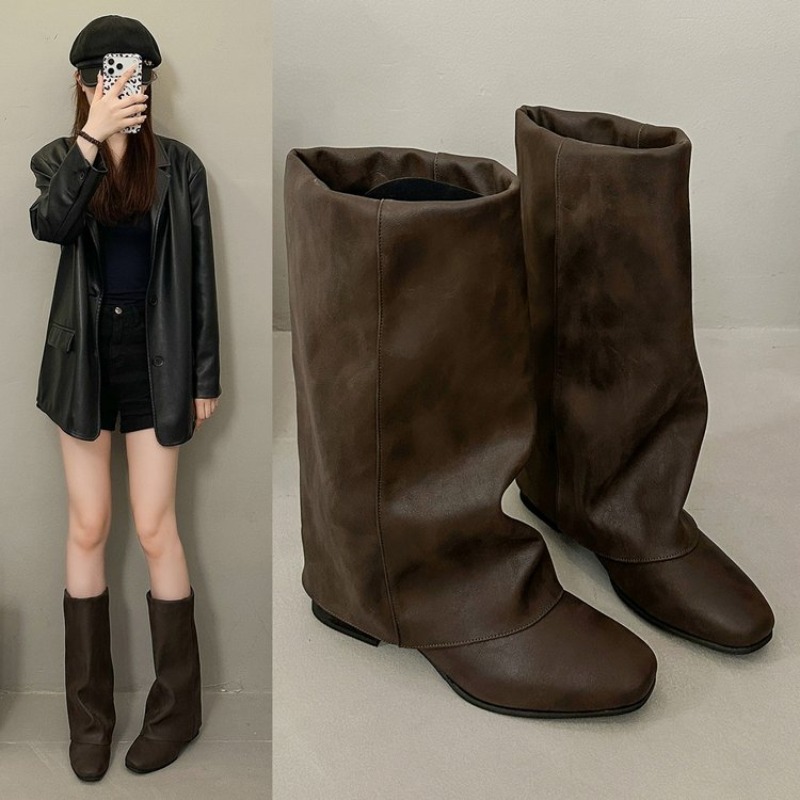 Vintage Fashion Heels - 2026 Nieuwe Square Head Vintage Mode