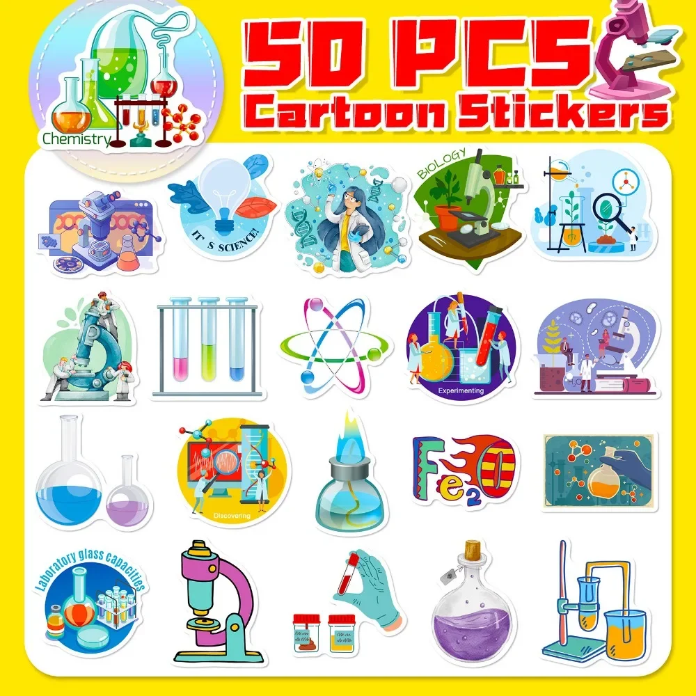 50 Stuks Cartoon Science Lab S - Vintage Fashion Toys recensie en prijs