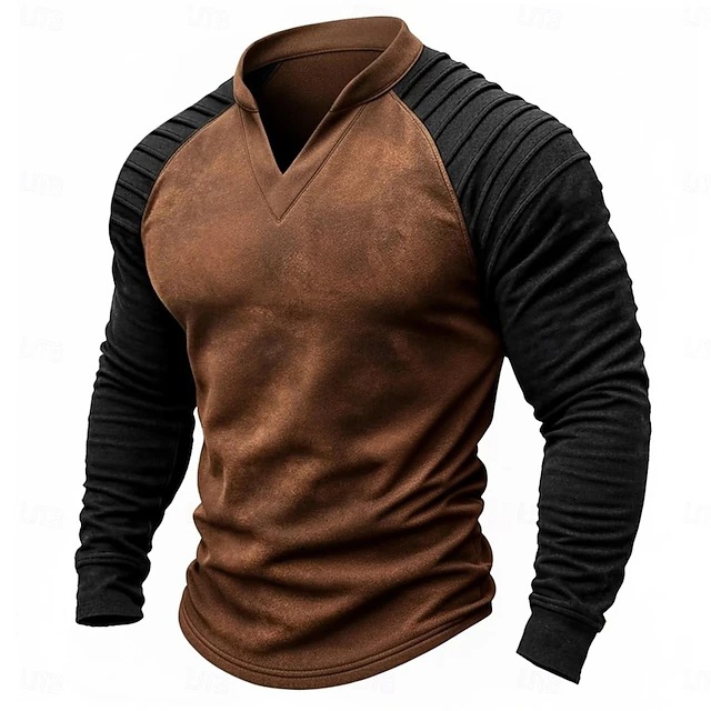 Vintage verweerd Henley Raglan - Vintage Victorian Fashion recensie en prijs