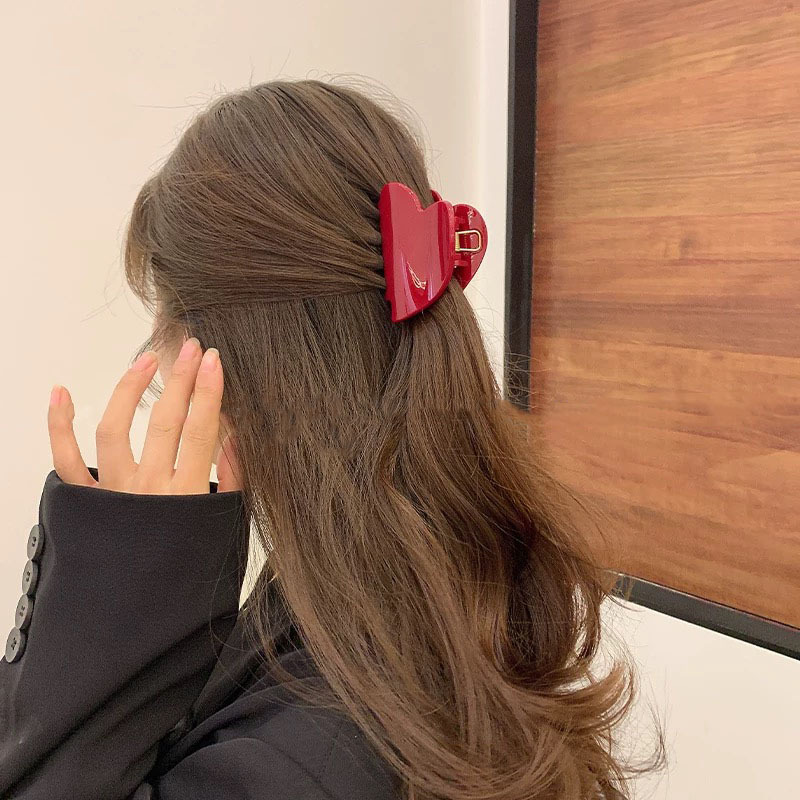 Vintage Rood Haar Klauw Clips  - Vintage Fashion Bloggers recensie en prijs