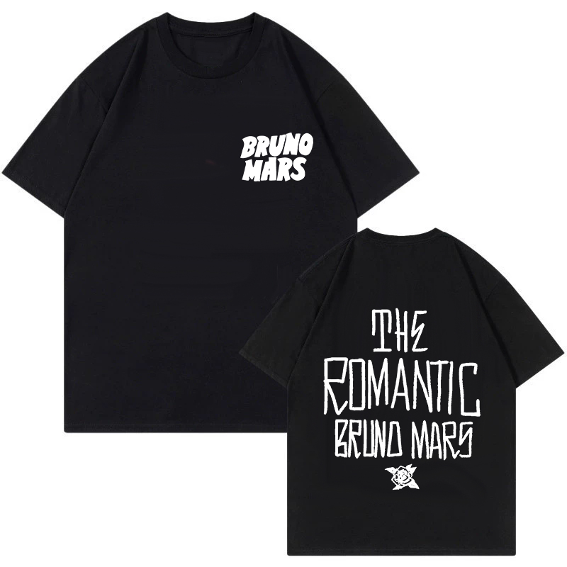 Bruno Mars Print Vintage T-shi - Vintage Fashion Eu recensie en prijs