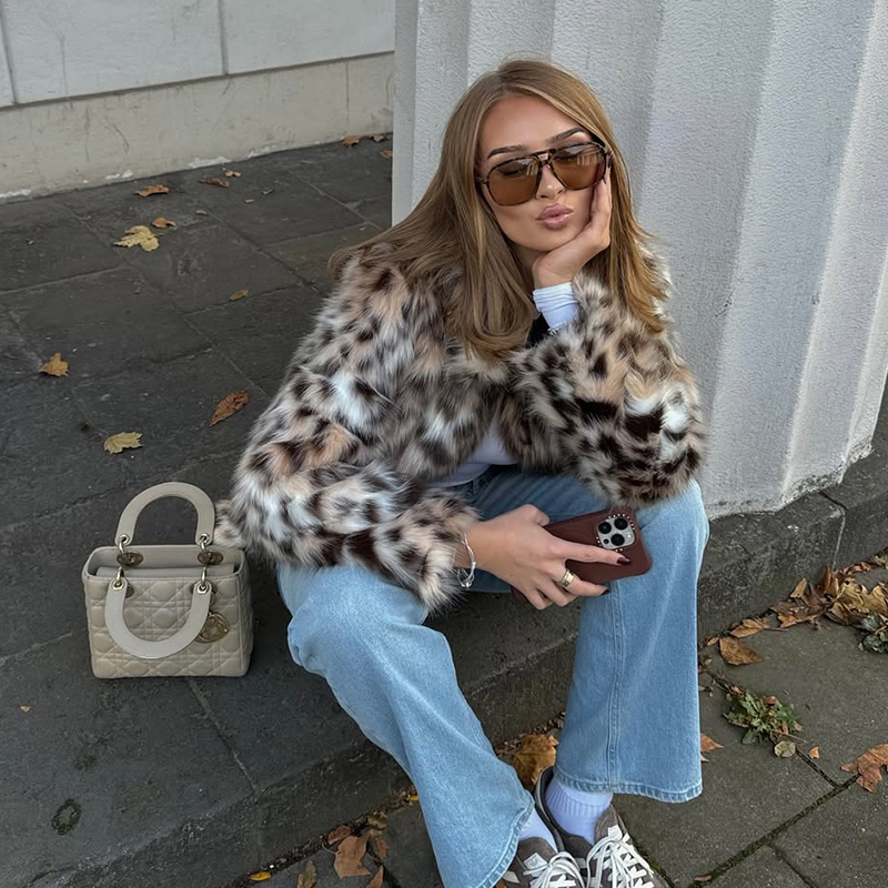 Vintage stijlvolle loepard nep - Vintage Fashion Bloggers recensie en prijs