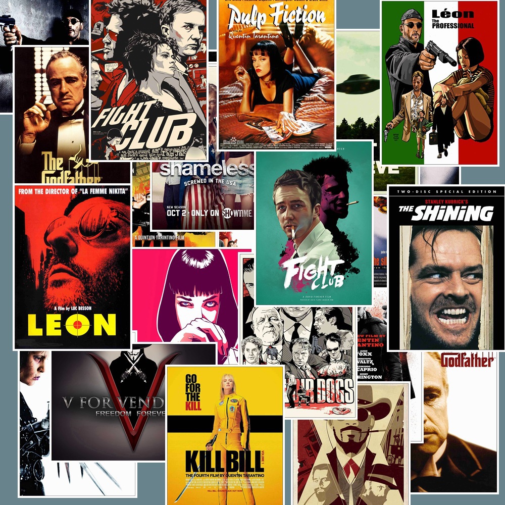 25 STKS Klassieke Filmposters  - Vintage Fashion Magazine recensie en prijs