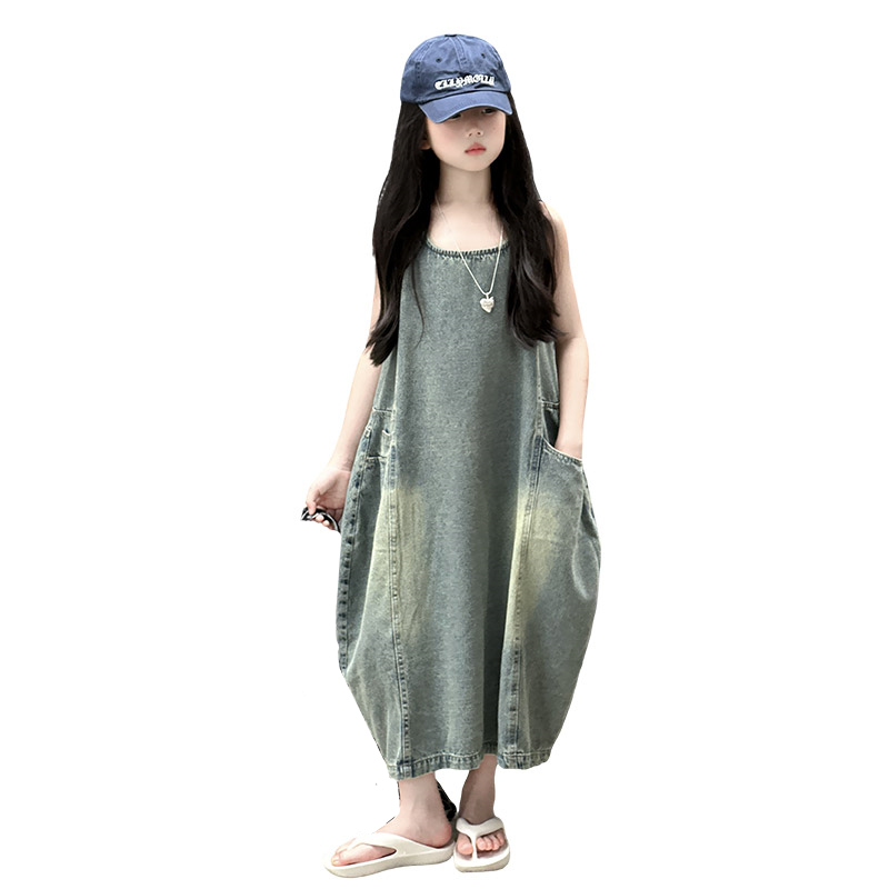 Vintage blauwe kinderen meisje - Vintage Fashion Luxury recensie en prijs