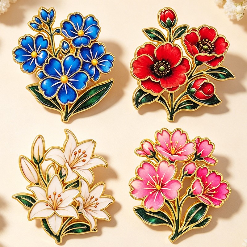Leuke vintage kleurrijke bloem - Vintage Victorian Fashion recensie en prijs