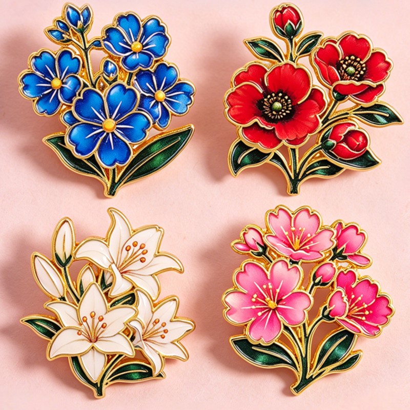 Leuke vintage kleurrijke bloem - Vintage Victorian Fashion recensie en prijs