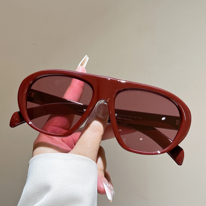 Nieuwe oversized pilot zonnebr - Vintage Fashion Luxury recensie en prijs