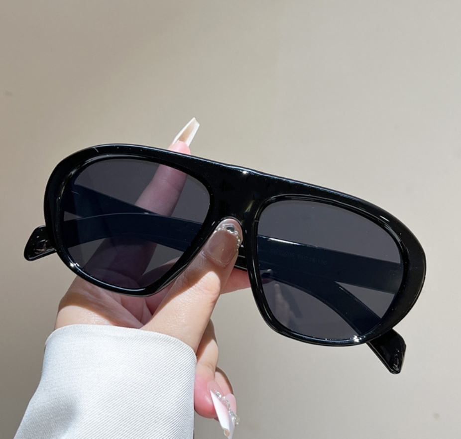 Nieuwe oversized pilot zonnebr - Vintage Fashion Luxury recensie en prijs